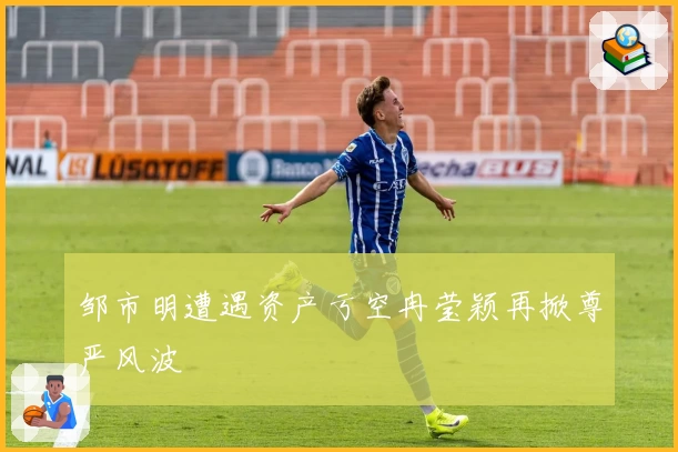 邹市明遭遇资产亏空冉莹颖再掀尊严风波