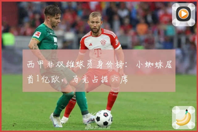 西甲非双雄球员身价榜：小蜘蛛居首1亿欧，马竞占据六席